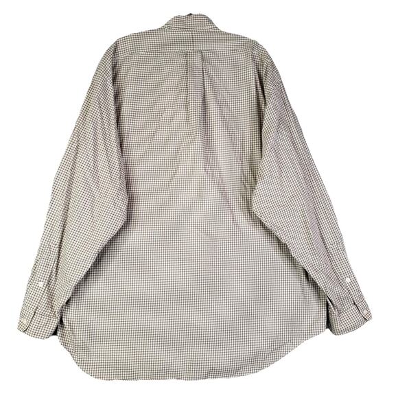 Polo Ralph Lauren Shirt Mens Size XL Blake Brown Plaid Button Down Oxford LS - Picture 2 of 8